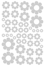Load image into Gallery viewer, SILVER DAISY WALL STICKERS
