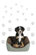 Load image into Gallery viewer, SILVER PAW PRINT STICKERS
