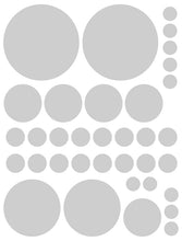 Load image into Gallery viewer, SILVER POLKA DOT WALL DECALS
