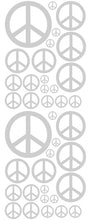 Load image into Gallery viewer, SILVER PEACE SIGN DECAL
