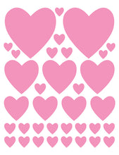 Load image into Gallery viewer, SOFT PINK HEART WALL DECALS
