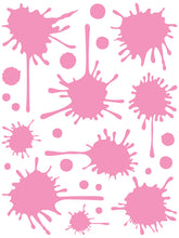 Load image into Gallery viewer, SOFT PINK PAINT SPLATTER WALL DECAL
