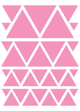 Load image into Gallery viewer, SOFT PINK TRIANGLE WALL DECALS
