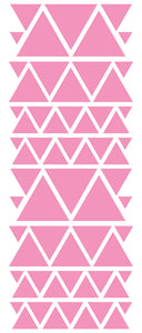SOFT PINK TRIANGLE STICKERS