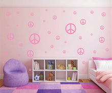 Load image into Gallery viewer, SOFT PINK PEACE SIGN STICKER
