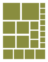 Load image into Gallery viewer, OLIVE GREEN SQUARE WALL DECALS
