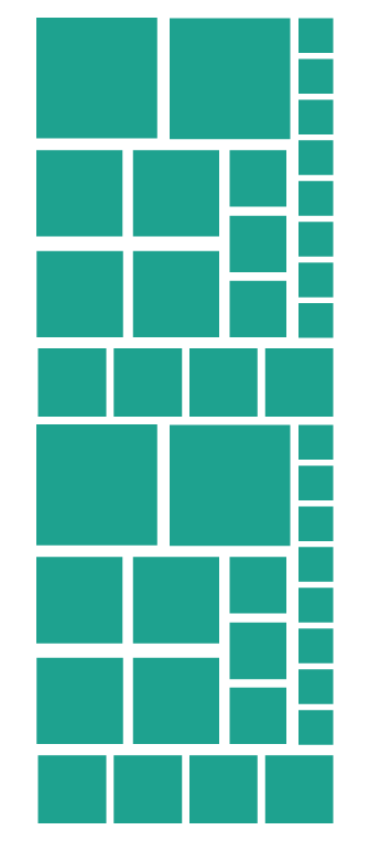 Turquoise Square Wall Decals | Kids Room Stickers | Whimsi Decals ...