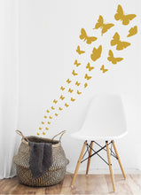 Load image into Gallery viewer, TAN BUTTERFLY WALL STICKERS
