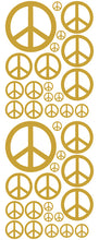Load image into Gallery viewer, CARAMEL TAN PEACE SIGN DECAL
