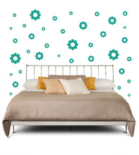 Load image into Gallery viewer, TURQUOISE DAISY WALL DECOR
