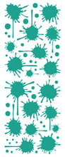 Load image into Gallery viewer, TURQUOISE PAINT SPLATTER DECAL

