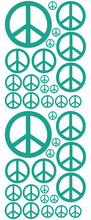 Load image into Gallery viewer, TURQUOISE PEACE SIGN DECAL
