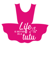 Load image into Gallery viewer, LIFE IS BETTER IN A TUTU WALL STICKER
