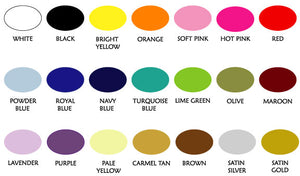 WALL DECAL COLOR CHART WHIMSIDECALS.COM