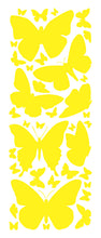Load image into Gallery viewer, YELLOW BUTTERFLY WALL DECALS
