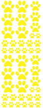 Load image into Gallery viewer, YELLOW PAW PRINT DECALS
