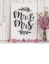 Load image into Gallery viewer, MR AND MRS WALL STICKER
